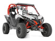 LED Light Kit Front Mount 40 Inch Black Single Row Can-Am Commander Max 1000 Rough Country
