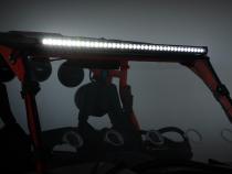 LED Light Kit Front Mount 40 Inch Black Single Row Can-Am Commander Max 1000 Rough Country