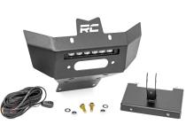 Winch Bumper Black Series LED 6 Inch Light Slime Line 13-21 Can-Am Renegade Rough Country