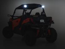 LED Light Kit Rear Mount 2 Inch Chrome Pair Wide Angle Can-Am Maverick Sport 1000R Rough Country