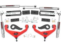 3 Inch Lift Kit w/ Overloads Red Silverado/Sierra 2500HD/3500HD (20-26) Rough Country