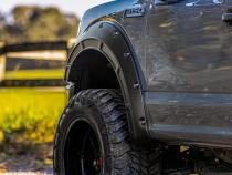 Fender Flares Defender UH Tuxedo Black Metallic Ford F-150 (15-20) Rough Country