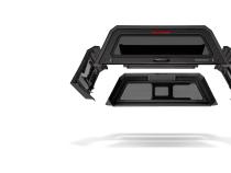 Tacoma Truck Bed Cap SmartCapEVO Sport Matte Black For 24-26 Toyota Tacoma 5 Foot Short Bed RSI SmartCap