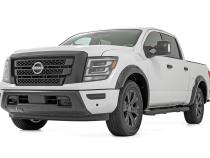 Pocket Fender Flares Crew QAK Glacier White W/O Emblem Nissan Titan (17-24) Rough Country