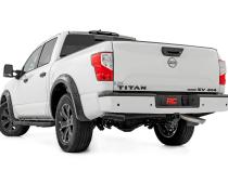 Pocket Fender Flares Crew QAK Glacier White W/O Emblem Nissan Titan (17-24) Rough Country