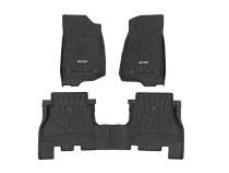 Flex Fit Floor Mats FR &amp;amp; RR 4 Door Jeep Wrangler Unlimited 4WD (18-26) Rough Country