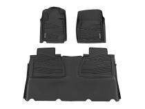 Floor Mats FR &amp;amp; RR Double Cab Toyota Tundra 2WD/4WD (2014-2021) Rough Country