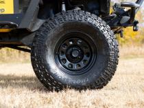 Steel Wheel Black 17x9 5x5 3.30 Bore -12mm Rough Country