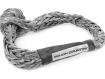 Soft Shackle Rope 7/16 Inch Diameter 34,000 LB Breaking Strength Gray Rough Country