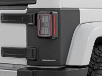 Trail Cladding Rear Corners Jeep Wrangler JK/Wrangler Unlimited (07-18) Rough Country