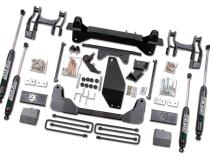 88-98 K1500/K2500 92-97 Yukon 95-98 Tahoe 6 LUG 4WD 6 Inch Lift Kit With Nitro Shocks Zone Offroad