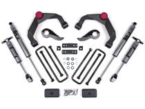 20-24 Silverado/Sierra 2500/3500 HD 3 Inch Adventure Series OE Key 84634344 With Overloads Fox Adventure Shocks Zone Offroad