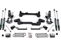 01-10 Silverado/Sierra 2500/3500 HD 6 Inch Lift Kit With Nitro Shocks Zone Offroad