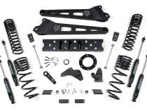 19-24 RAM 2500 6.5 Inch Radius Arm 4.5 Inch Rear Coils Diesel 6-Bolt T-Case Nitro Shocks Zone Offroad