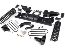 19-24 RAM 3500 5.5 Inch Radius Arm Bracket 5 Inch Rear Block Without Overload Gas 6-Bolt T-Case Nitro Shocks Zone Offroad