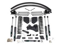 17-19 Ford F-250/F-350 Super Duty 6 Inch Lift Kit 3 Inch Rear Block Diesel 3 Leaf Main Nitro Shocks Zone Offroad