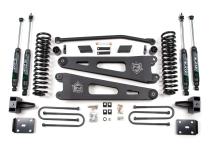 11 Ford F-250/F-350 Super Duty 4 Inch Radius Arm Lift Kit Diesel With Overload With Nitro Shocks Zone Offroad