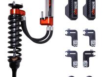Shock Absorber 21.5-On Ford Raptor Front Coilover Live Valve Internal Bypass3.0 Series Remote Reservoir 35 Inch/37 Inch Tire 0-1 Inch/0-.5 Inch Lift Kit FOX