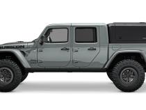 Gladiator Truck Bed Cap SmartCapEVOa Adventure Matte Black 20-26 Jeep Gladiator 5 Foot Short Bed SmartCap