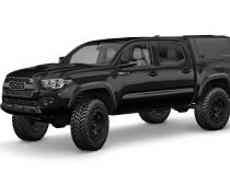 Tacoma Truck Bed Cap SmartCapEVOa Adventure Matte Black For 16-23 Toyota Tacoma 6 Foot Standard Bed SmartCap